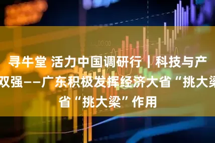 寻牛堂 活力中国调研行｜科技与产业互促双强——广东积极发挥经济大省“挑大梁”作用